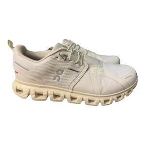 On Cloud 6 Waterproof Running Shoe Beige Women size 9